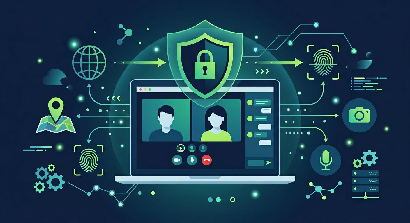 Privacy and anonymity concept for video chat platforms in 2026