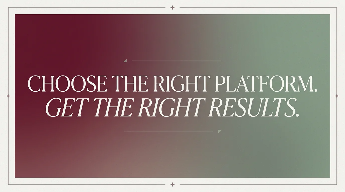 Call to action choose the right platform get the right results adult cam2cam comparison 2026
