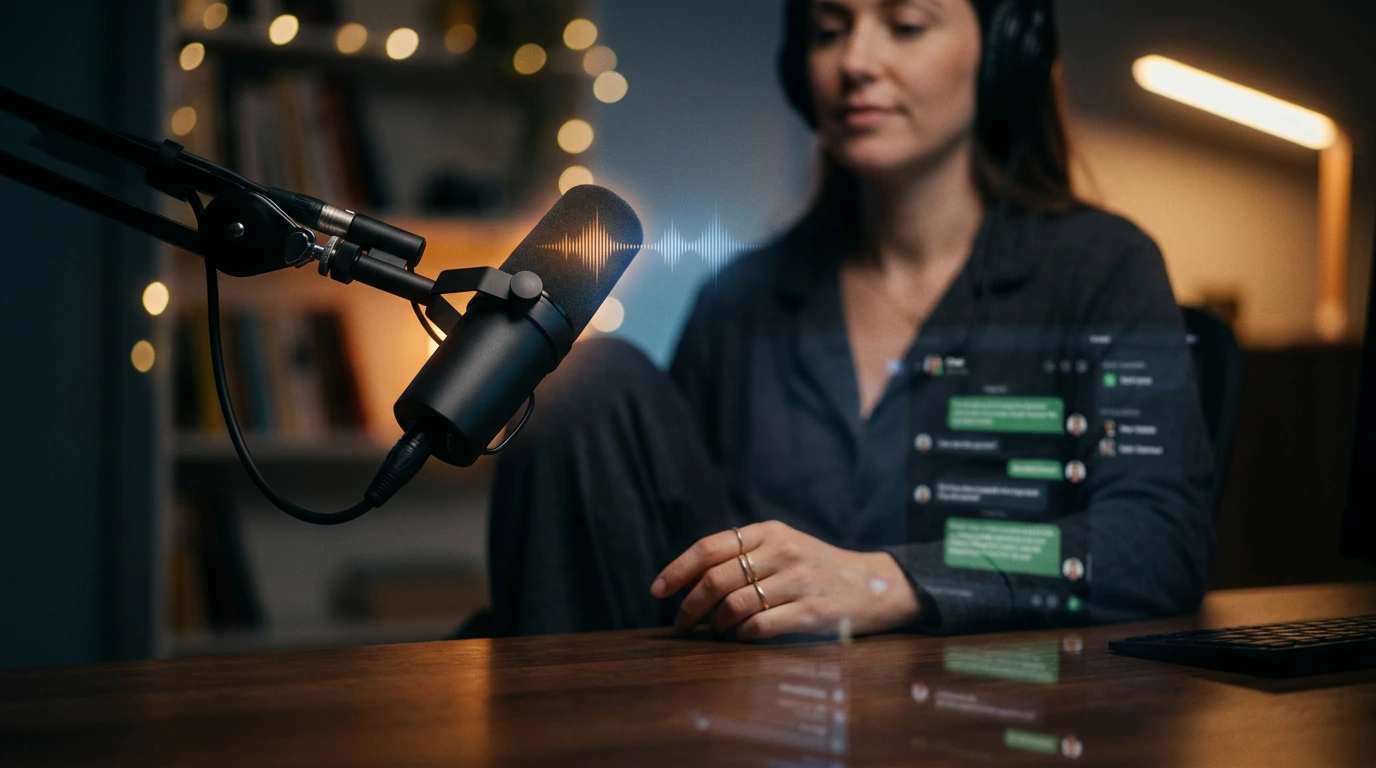 Voice attraction and audio chemistry in adult chat